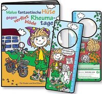 Buch Lupe Kinder Rheuma Liga rheumaliga Buchcover und zwei illustrierte Leselupen